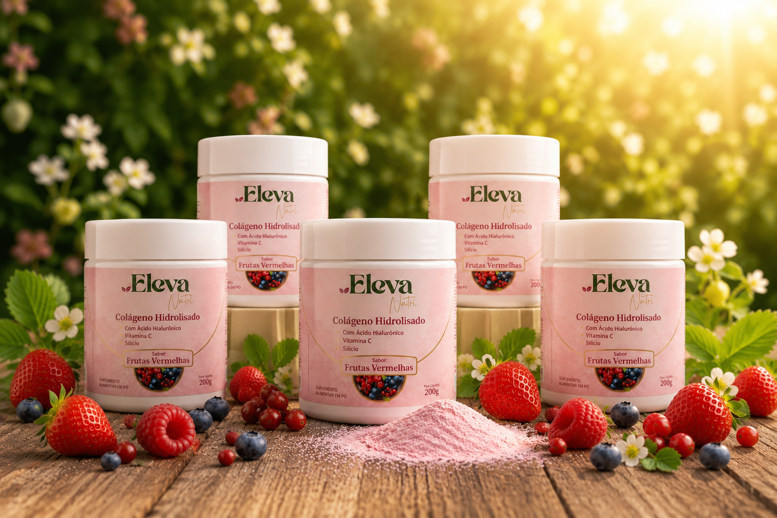 1 pote de Eleva Nutri Colágeno Hidrolisado